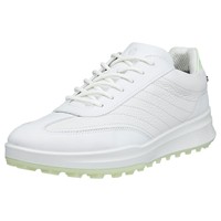 ECCO Womens Street Vibe Golf Shoes, White/Light Green