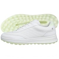 ECCO Womens Street Vibe Golf Shoes, White/Light Green