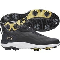 Under Armour Mens Drive Pro Clone Golf Shoes, Black/Grey