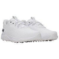 Under Armour Mens Drive Pro Clone SL Golf Shoes, White/White