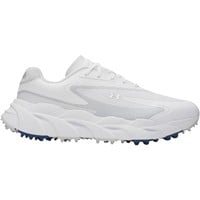 Under Armour Mens Halo Hybrid Golf Shoes, White/Silver