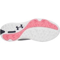Under Armour Womens Drive Fade 2 Golf Shoes, White/Silver