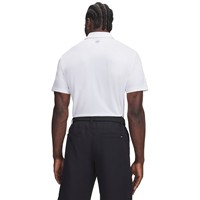 Under Armour Men's Drive Bonded Golf Polo, White/Grey