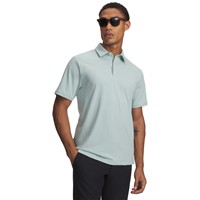 Under Armour Men's Drive Bonded Golf Polo, Blue/Grey