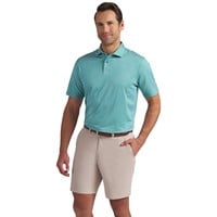 PUMA Men's Brrr Stripe Golf Polo, Green/White