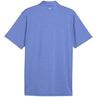 Puma Mens Brrr Stripe Golf Polo, Royal/White
