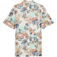 Puma Mens Cloudspun Palm Golf Polo, White/Multi