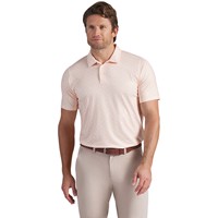 Puma Mens MATTR Scallop Golf Polo, White/Orange