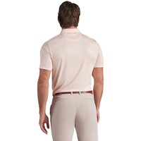 Puma Mens MATTR Scallop Golf Polo, White/Orange