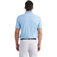 Puma Mens MATTR Check Jacquard Golf Polo, Light Blue