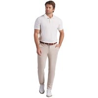Puma Mens MATTR Check Jacquard Golf Polo, White