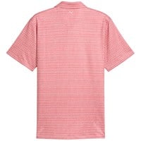 Puma Mens MATTR Stadium Golf Polo, White/Red