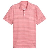 Puma Mens MATTR Stadium Golf Polo, White/Red