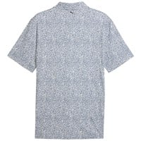 Puma Mens Cloudspun Posey Golf Polo, Light Blue