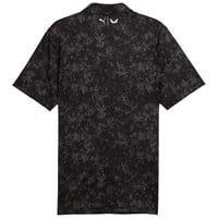 Puma Mens X Volition Camo Golf Polo, Black