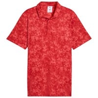 Puma Mens X Volition Camo Golf Polo, Pink