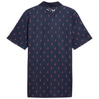 Puma Mens X Volition Liberty Golf Polo, Navy/White