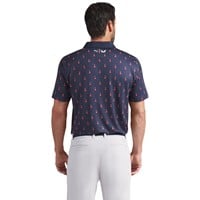 Puma Mens X Volition Liberty Golf Polo, Navy/White