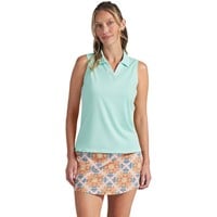 Puma Women's Cloudspun Sleeveless Golf Polo, Light Green