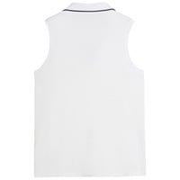 Puma Womens Cloudspun Ess Sleeveless Golf Polo, White