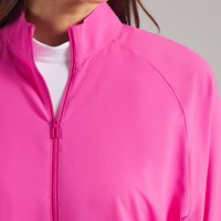 Puma Womens Full Zip Wind Golf Jacket, White