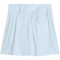 Puma Womens Cloudspun Lana Mono Check 16in Golf Skort, Blue