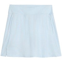Puma Womens Cloudspun Lana Mono Check 16in Golf Skort, Blue