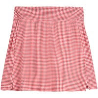 Puma Womens Cloudspun Lana Mono Check 16in Golf Skort, Red