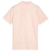 Puma Junior MATTR Scallop Golf Polo, White/Orange