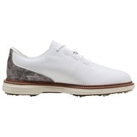 Puma Mens Avant Tour Golf Shoes, White/Brown