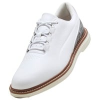 Puma Mens Avant Tour Golf Shoes, White/Brown