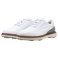 Puma Mens Avant Tour Golf Shoes, White/Brown