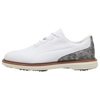 Puma Mens Avant Tour Golf Shoes, White/Brown