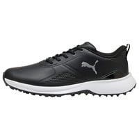 Puma Men's Fusion Grip 6 EVO SL Golf Shoes, Black/Silver