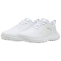 Puma Men's Fusion Grip 6 EVO SL Golf Shoes, White/Grey