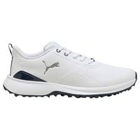 Puma Men's Fusion Grip 6 EVO SL Golf Shoes, White/Silver