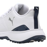 Puma Men's Fusion Grip 6 EVO SL Golf Shoes, White/Silver