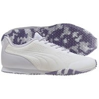 Puma Womens Monolite 2 Golf Shoes, White/Purple
