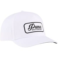 Puma Mens Jupiter Golf Hat, White/Black