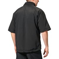 TGW Mens Vapor Short Sleeve Golf Rain Pullover, Black