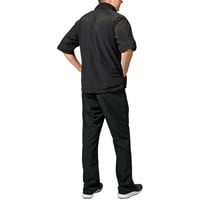 TGW Mens Vapor Short Sleeve Golf Rain Pullover, Black