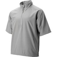 TGW Mens Vapor Short Sleeve Golf Rain Pullover, Grey