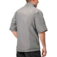 TGW Mens Vapor Short Sleeve Golf Rain Pullover, Grey