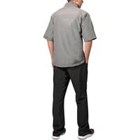 TGW Mens Vapor Short Sleeve Golf Rain Pullover, Grey
