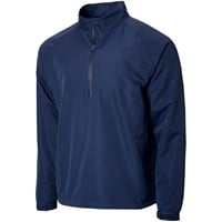 TGW Mens Packable Vapor Long Sleeve Golf Rain Pullover, Navy