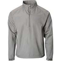 TGW Mens Packable Vapor Long Sleeve Golf Rain Pullover, Grey