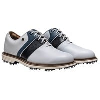 FootJoy Mens Premiere Series Packard Golf Shoes, White/Navy