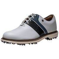 FootJoy Mens Premiere Series Packard Golf Shoes, White/Navy