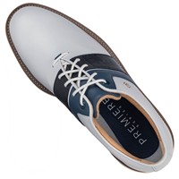 FootJoy Mens Premiere Series Packard Golf Shoes, White/Navy