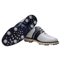 FootJoy Mens Premiere Series Packard Golf Shoes, White/Navy